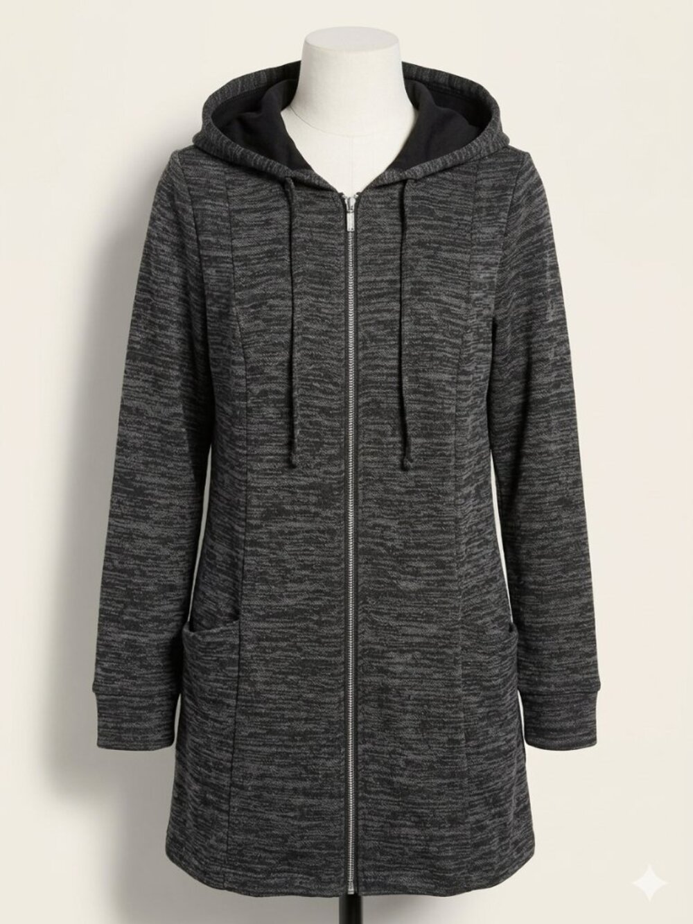 Miusey Hooded Lightweight Jacket for Spring or Fall - Size Large